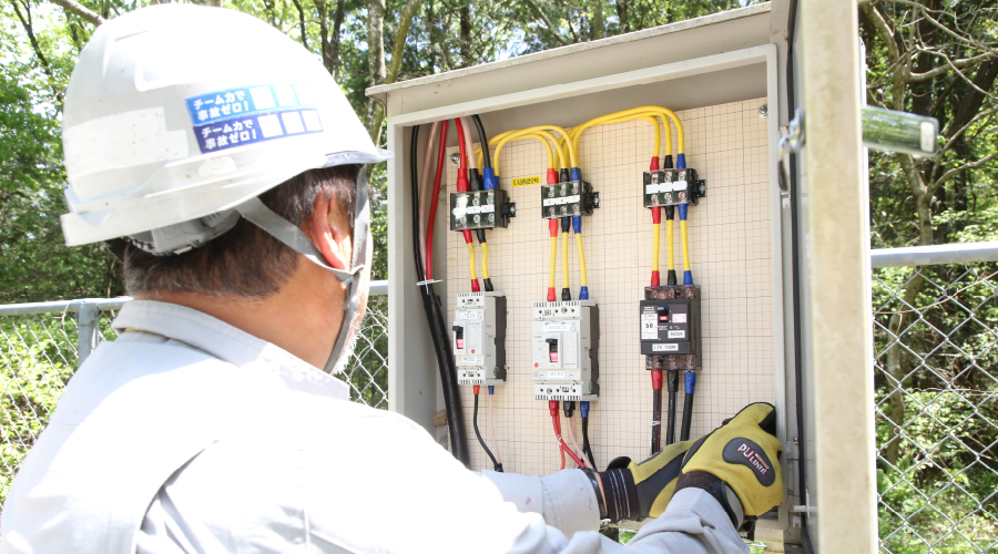 電気工事の写真